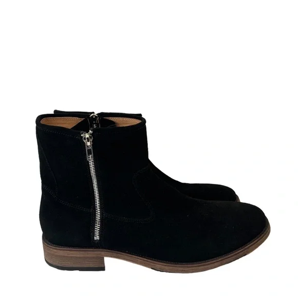 New Republic Men’s Black Suede Two side zipped tall Boots Black BILLY Cozy II – BILLY Footwear main image 2